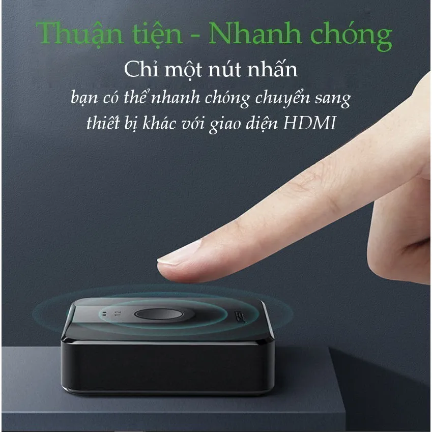 Ảnh Bộ Switch HDMI 2 ra 1 Ugreen CM217 (Tương thích ngược 1 ra 2) | Độ phân giải 4K | Chuẩn HDMI 1.4 | BH 18 tháng | 50966 1