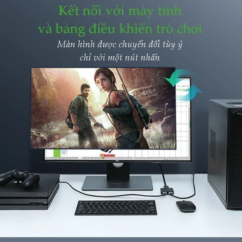 Ảnh Bộ Switch HDMI 2 ra 1 Ugreen CM217 (Tương thích ngược 1 ra 2) | Độ phân giải 4K | Chuẩn HDMI 1.4 | BH 18 tháng | 50966 4