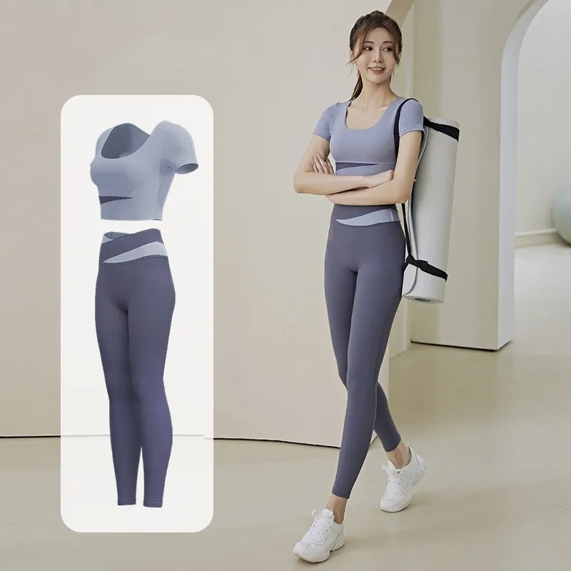 Ảnh Bộ tập gym nữ đồ tập yoga cao cấp LUHAZO Siêu Co Giãn Có Mút Ngực Co Dãn 4 Chiều Nâng Mông MDMK Pickleball 4