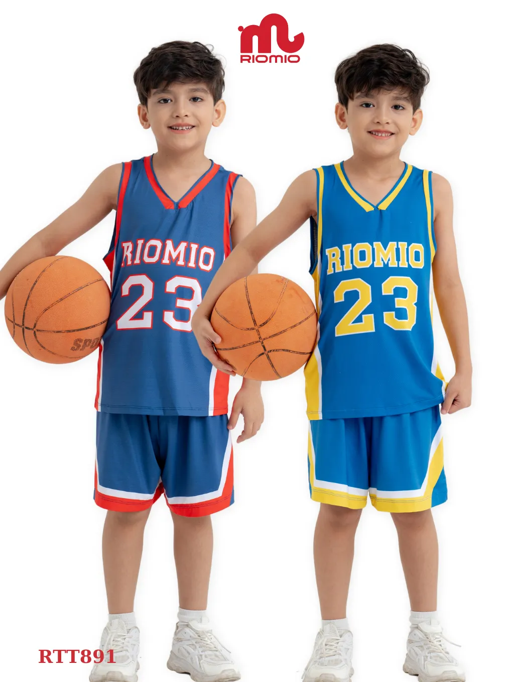 Ảnh Bộ thể thao bé trai R-coolmax 60D  RIOMIO size 27-60kg thoáng mát và khô nhanh gấp 2 lần 1