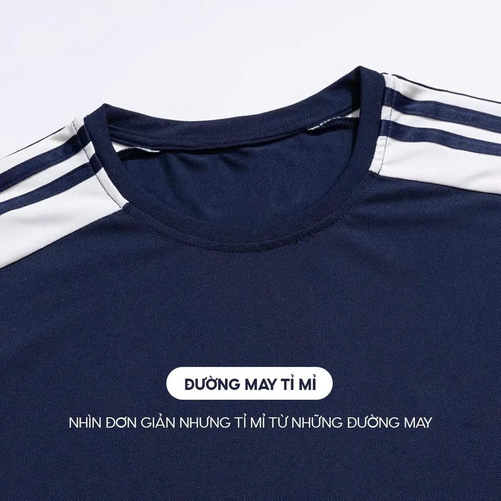 Ảnh Bộ thể thao nam cộc tay thoáng mát năng động phong cách nam tính trẻ trung ELNIDO ED02 4