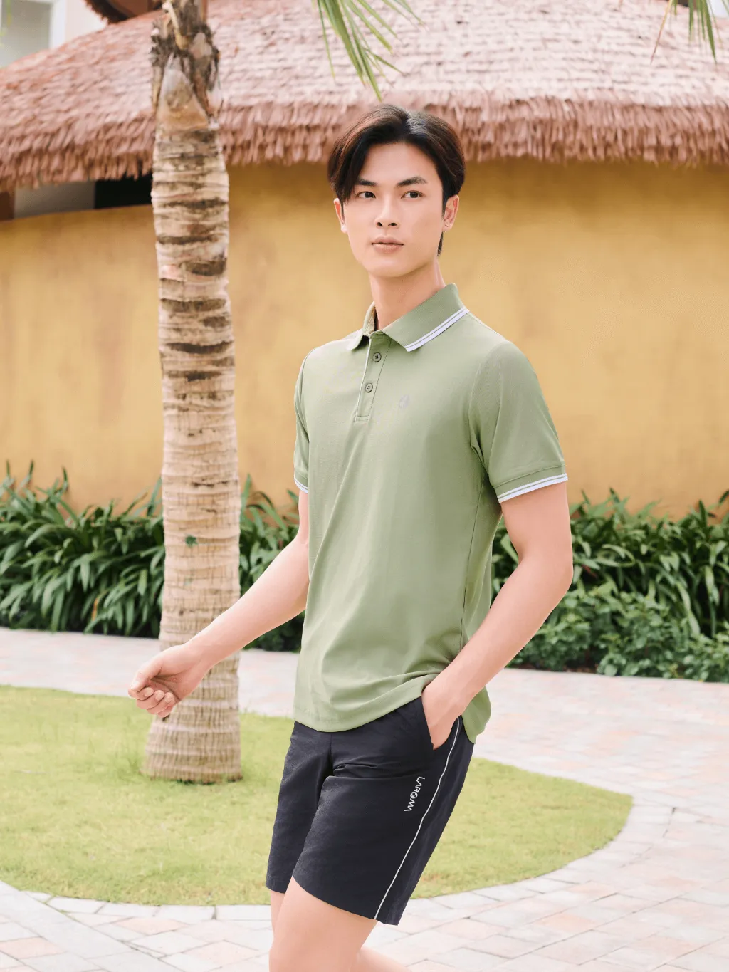 Ảnh Bộ Thể Thao Nam Phối Kẻ Laroma | Trẻ trung - Năng động 4