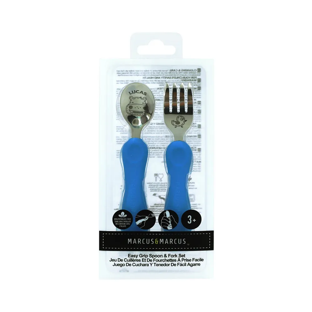 Ảnh Bộ Thìa Nĩa Ăn Dặm Easy Grip Marcus & Marcus Cho Bé Từ 3 Tuổi 3