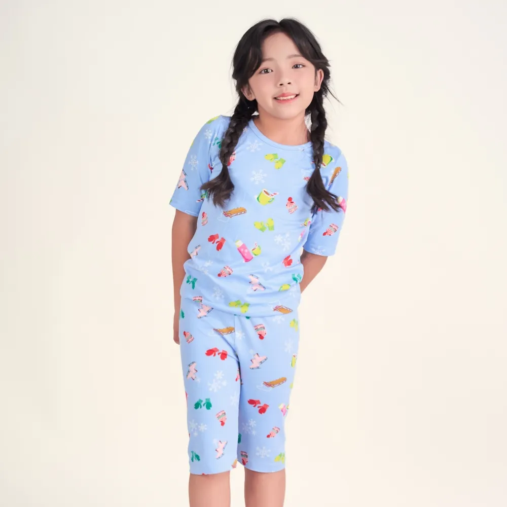 Ảnh Bộ thun lửng cổ tròn cho bé, họa tiết đặc trưng cho mùa Giáng Sinh KTL019W31 1