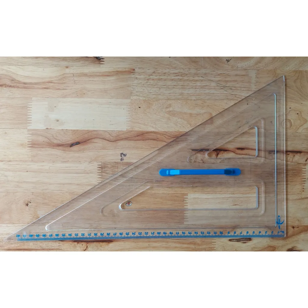 Ảnh Bộ thước đo độ eke nhựa giáo viên STB 3