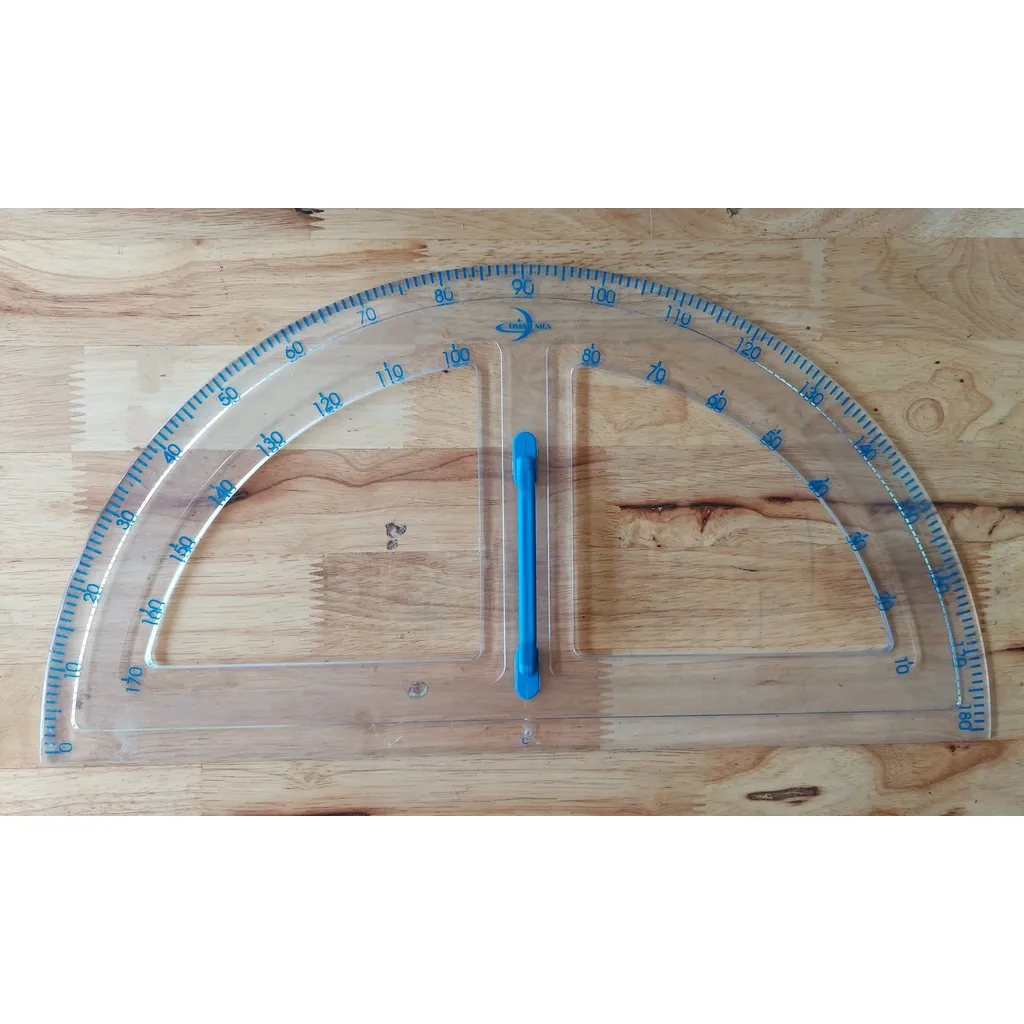 Ảnh Bộ thước đo độ eke nhựa giáo viên STB 4