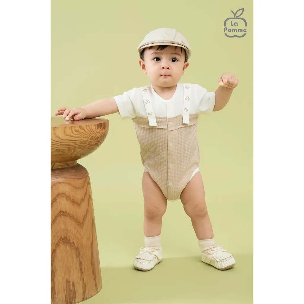 Ảnh Body chip cộc La Pomme Dệt ô Hàn Quốc 4