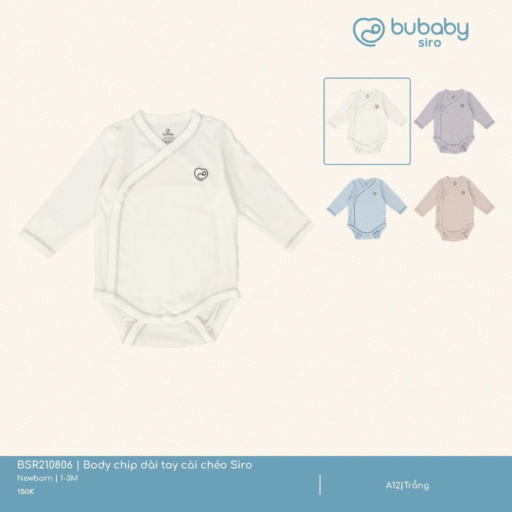 Ảnh Body chip dài tay cài chéo Siro Bubaby 2