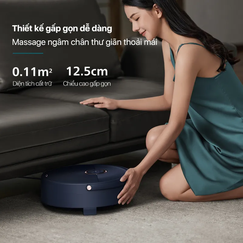 Ảnh Bồn Ngâm Chân Massage PHILIPS 6501-thiết kế gấp gọn,massage ngâm chân thư giãn,gia nhiệt với công suất lớn 800W 1
