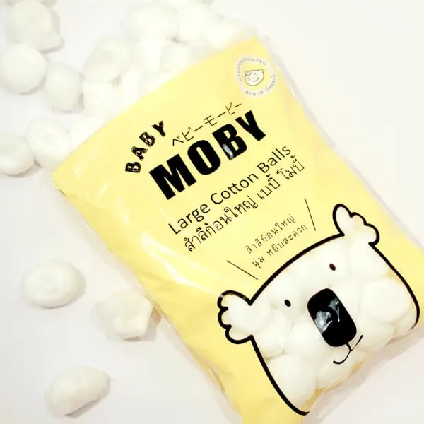 Ảnh Bông đa năng Moby Baby 80gr 4