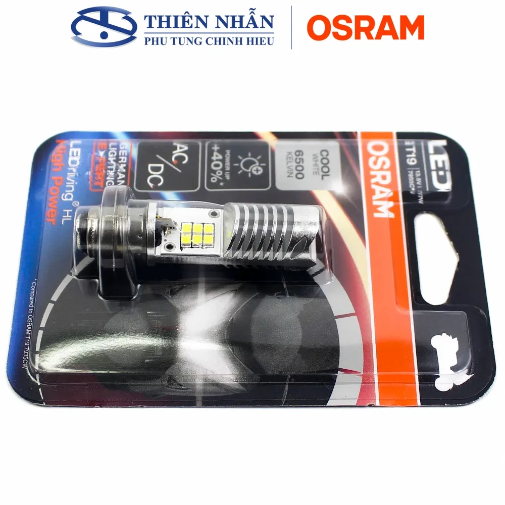 Ảnh Bóng đèn LED OSRAM T19 High Power Dream, Wave alpha đời đầu, Wave 125i, WaveZX, AirBlade 110 Thái tăng sáng trắng 7955CW 3