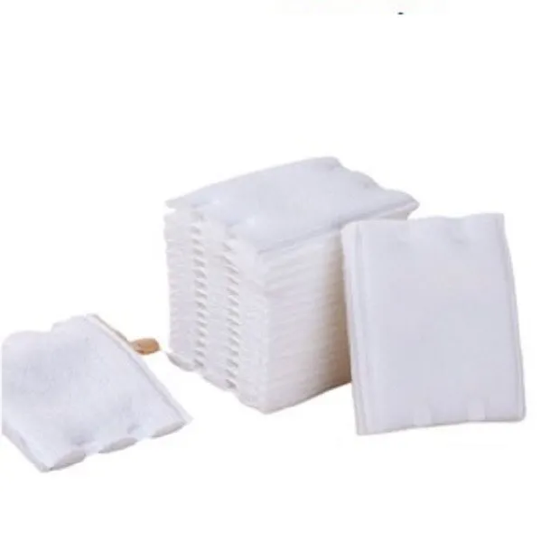 Ảnh Bông Tẩy Trang 222 Miếng Likado cotton bông sợi tiệt trùng (kt 5x6cm) chăm sóc mọi loại da 4