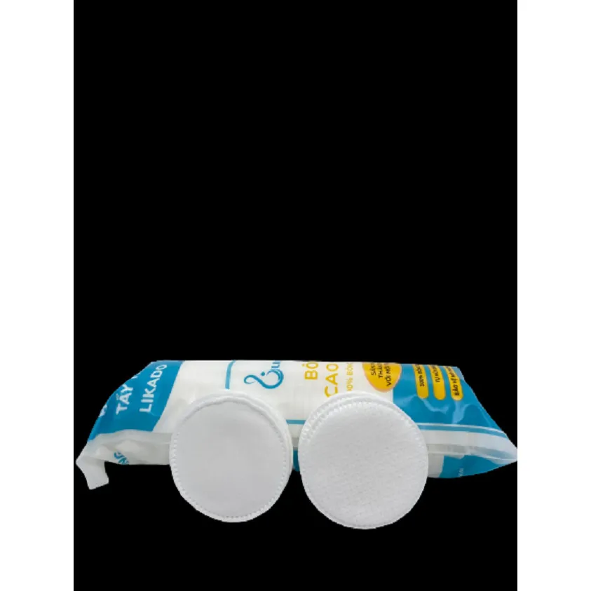 Ảnh Bông tẩy trang Likado miếng dạng tròn 100 MIẾNG 100% cotton 4