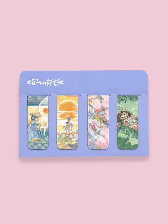 Ảnh Bookmark nam châm - Cổ mỹ từ (bộ 4 cái) 2