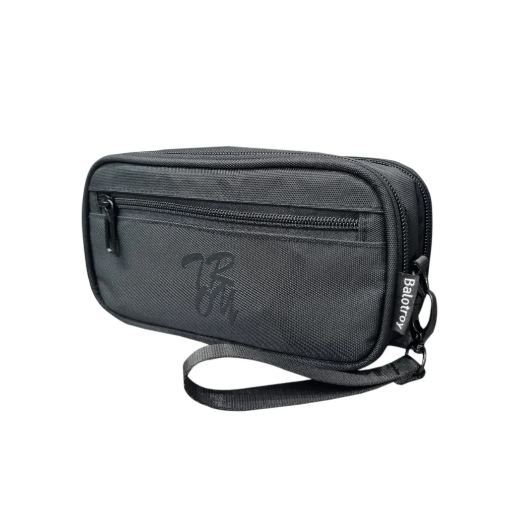 Ảnh Bóp đựng bút viết, mỹ phẩm, phụ kiện TROY Virgo size 22cm nhiều ngăn, chất vải bố pvc chống thấm 2