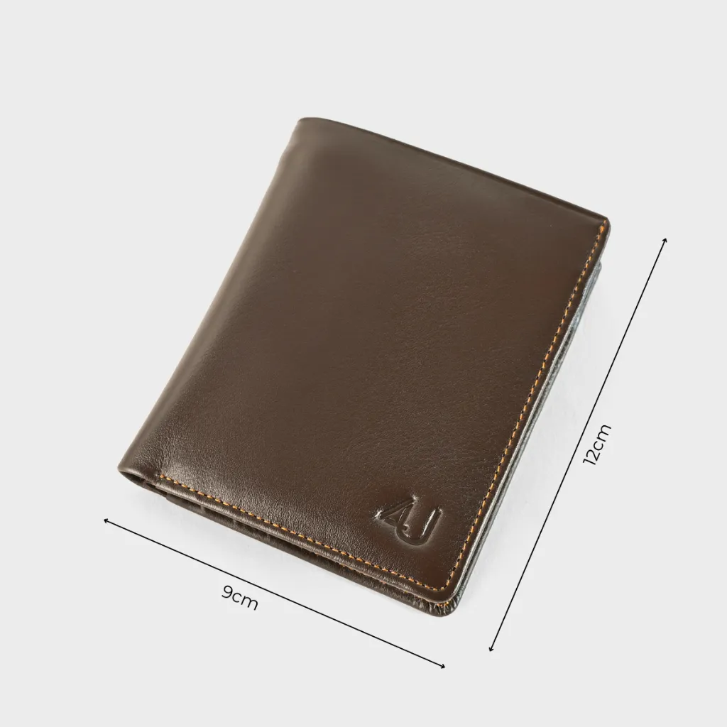 Ảnh Bóp Ví Nam Da Bò Đứng 4U Shop Lịch Lãm FB170 2