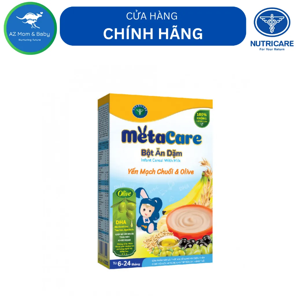 Ảnh Bột ăn dặm dinh dưỡng Nutricare Metacare các loại (200g) 2