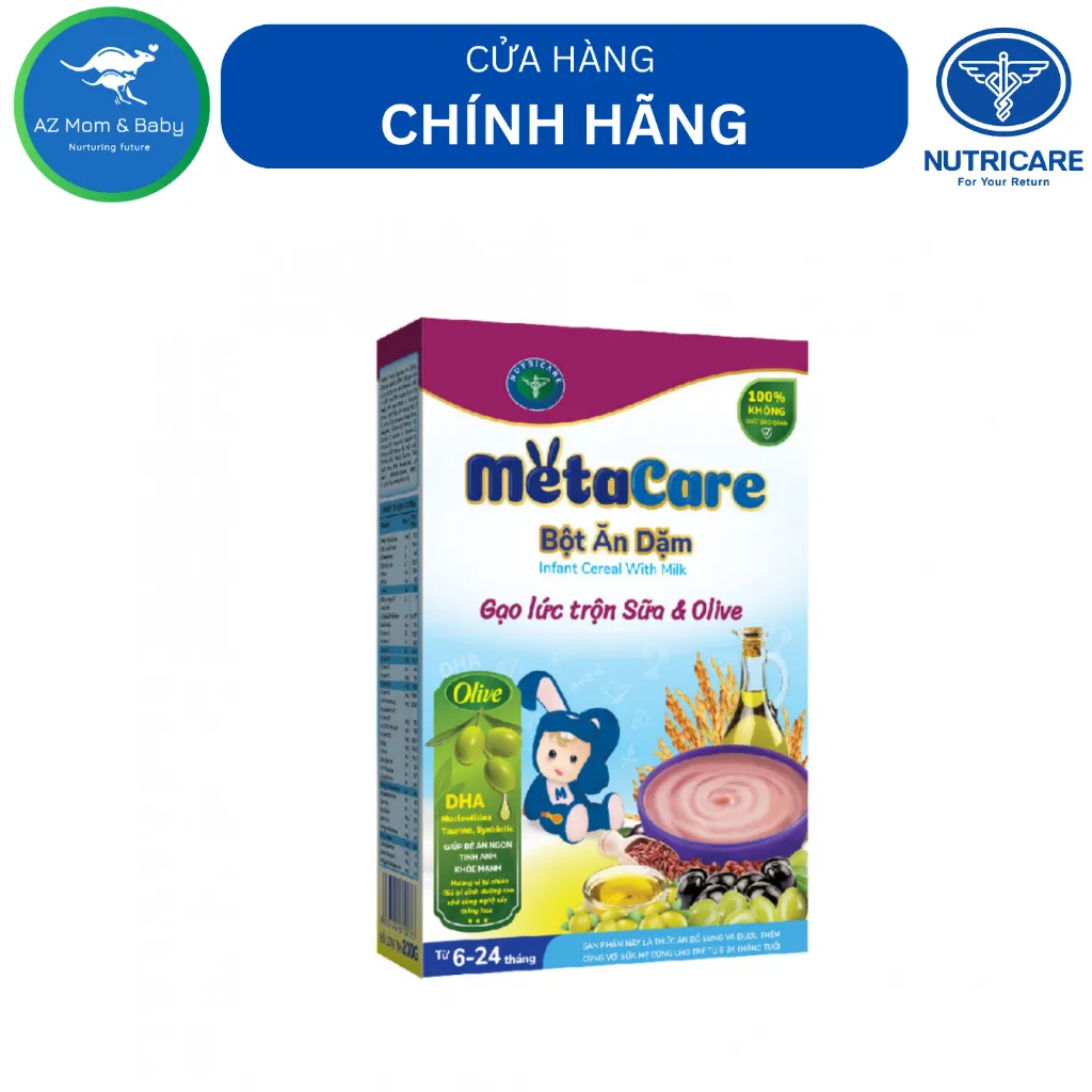 Ảnh Bột ăn dặm dinh dưỡng Nutricare Metacare các loại (200g) 3
