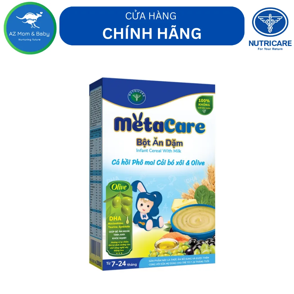 Ảnh Bột ăn dặm Nutricare Metacare đầy đủ 8 loại (200gr) 4