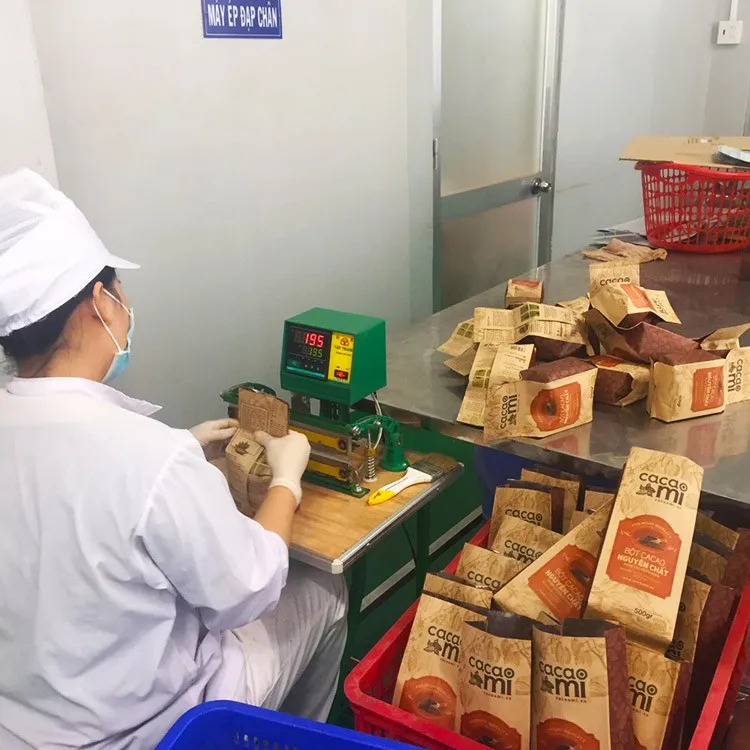 Ảnh Bột ca cao nguyên chất gu truyền thống Cacao Mi Original đặc sản Việt Nam quà biếu tặng hộp 127g 4