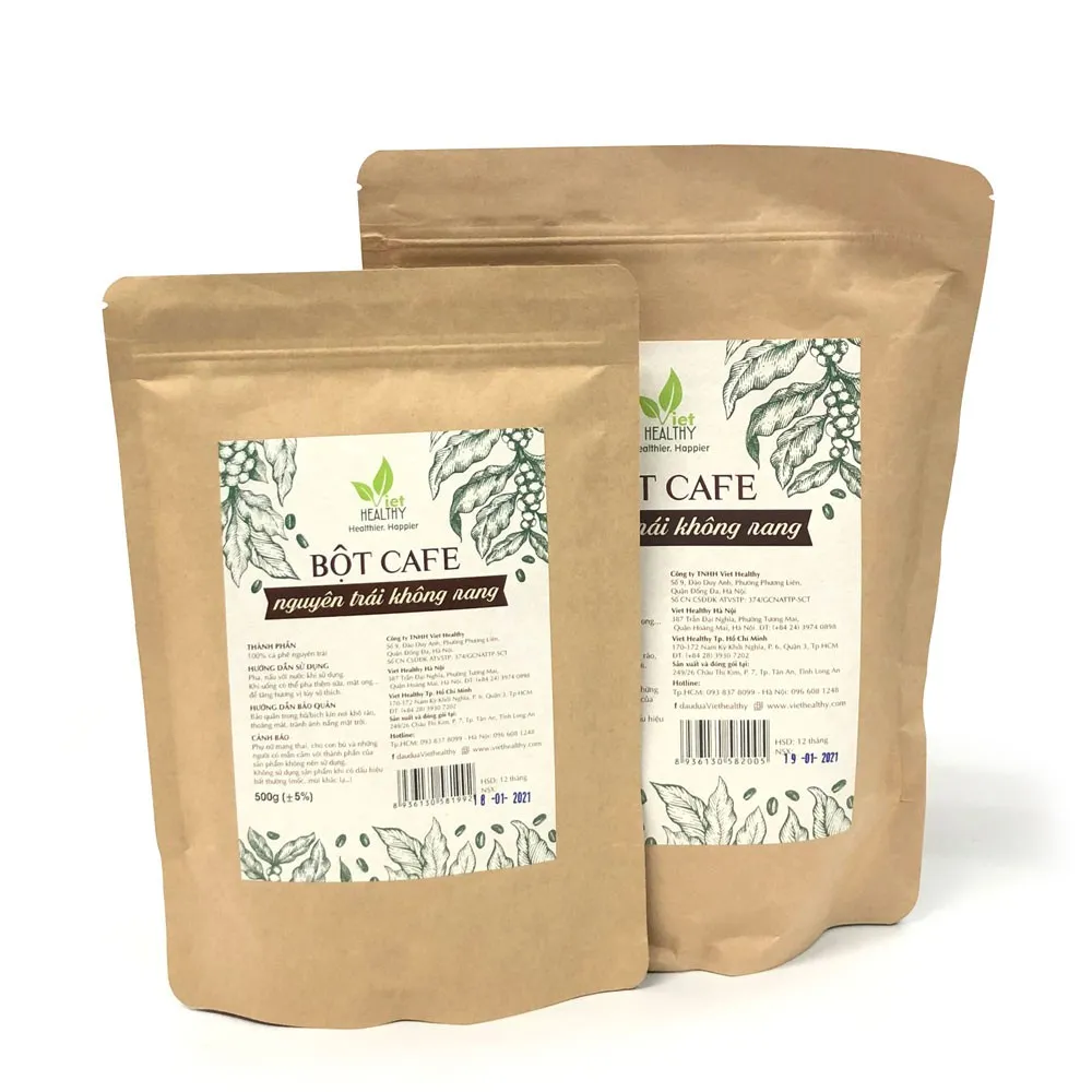 Ảnh Bột cà phê enema (nguyên trái không rang) Viet Healthy 500g 3