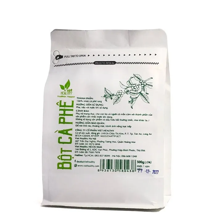 Ảnh Bột cà phê nguyên chất Enema Viet Healthy 500 - Cafe enema - Thụt tháo cà phê 2
