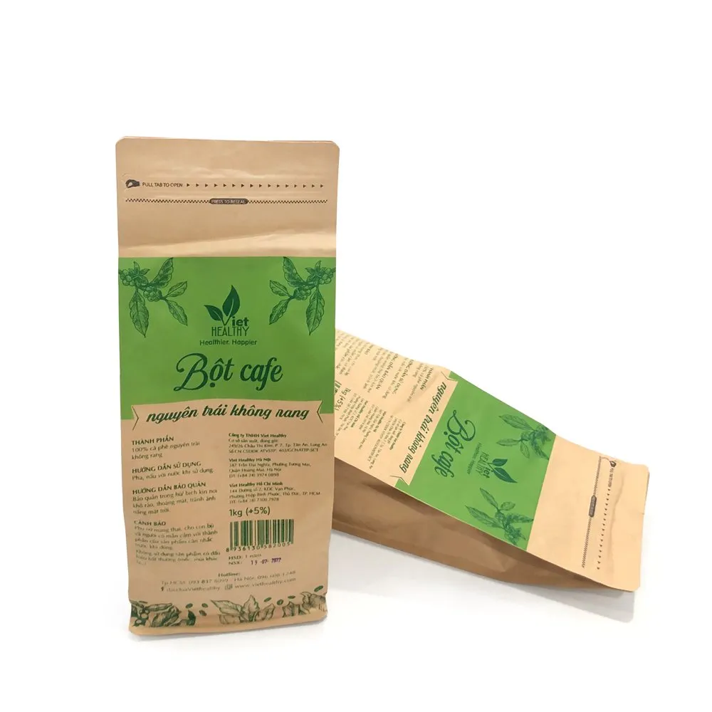 Ảnh Bột cà phê nguyên trái không rang enema Viet Healthy 1000g, dùng cho coffee enema thải độc đại tràng 3