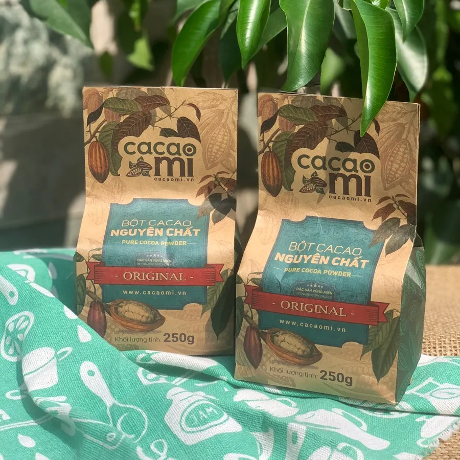Ảnh Bột cacao nguyên chất không đường CACAOMI Original chuẩn ăn kiêng Keto Eat Clean, ăn chay [80g/250g] 4