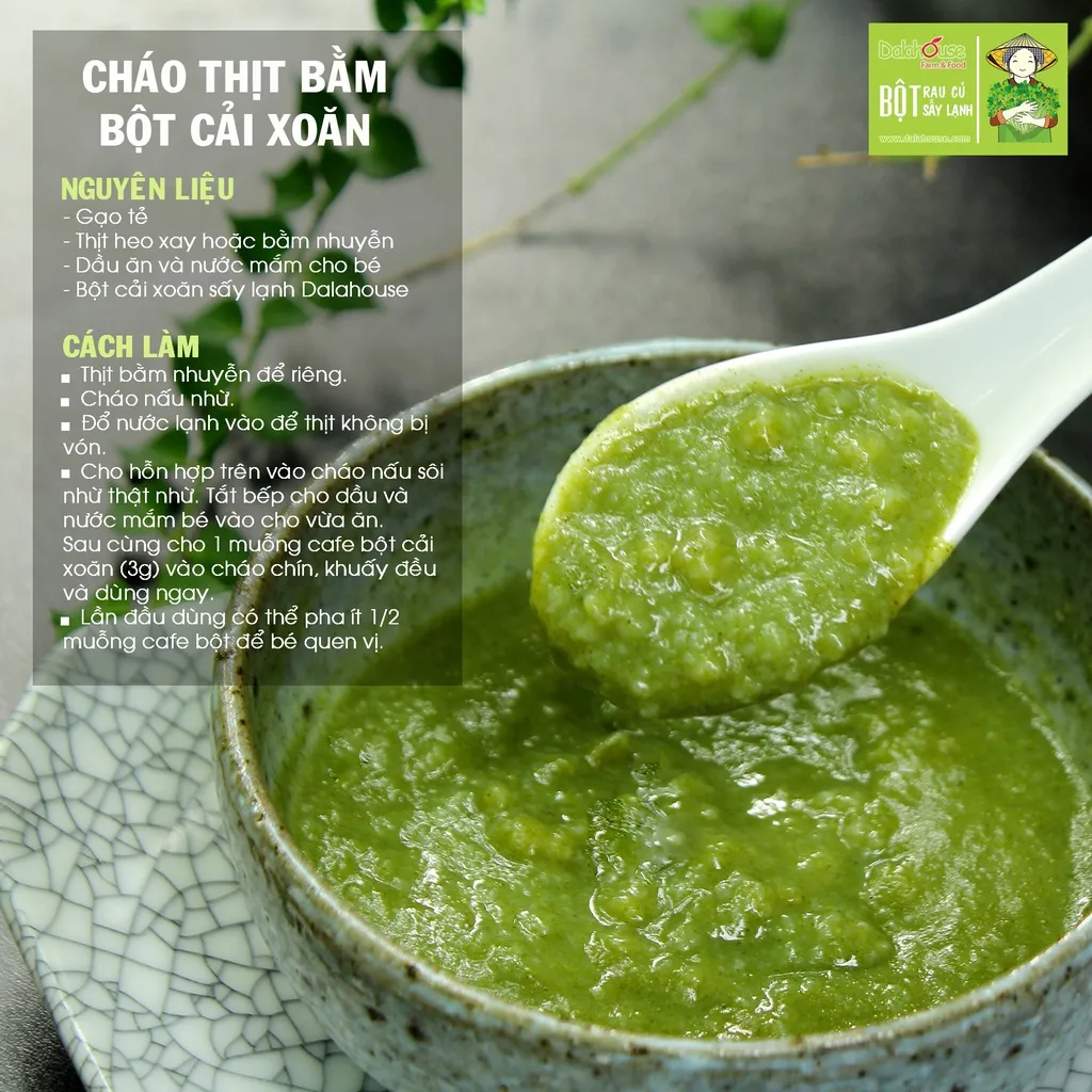 Ảnh Bột cải xoăn kale nguyên chất Dalahouse công nghệ sấy lạnh tiêu chuẩn Châu Âu hộp 60 gr 1