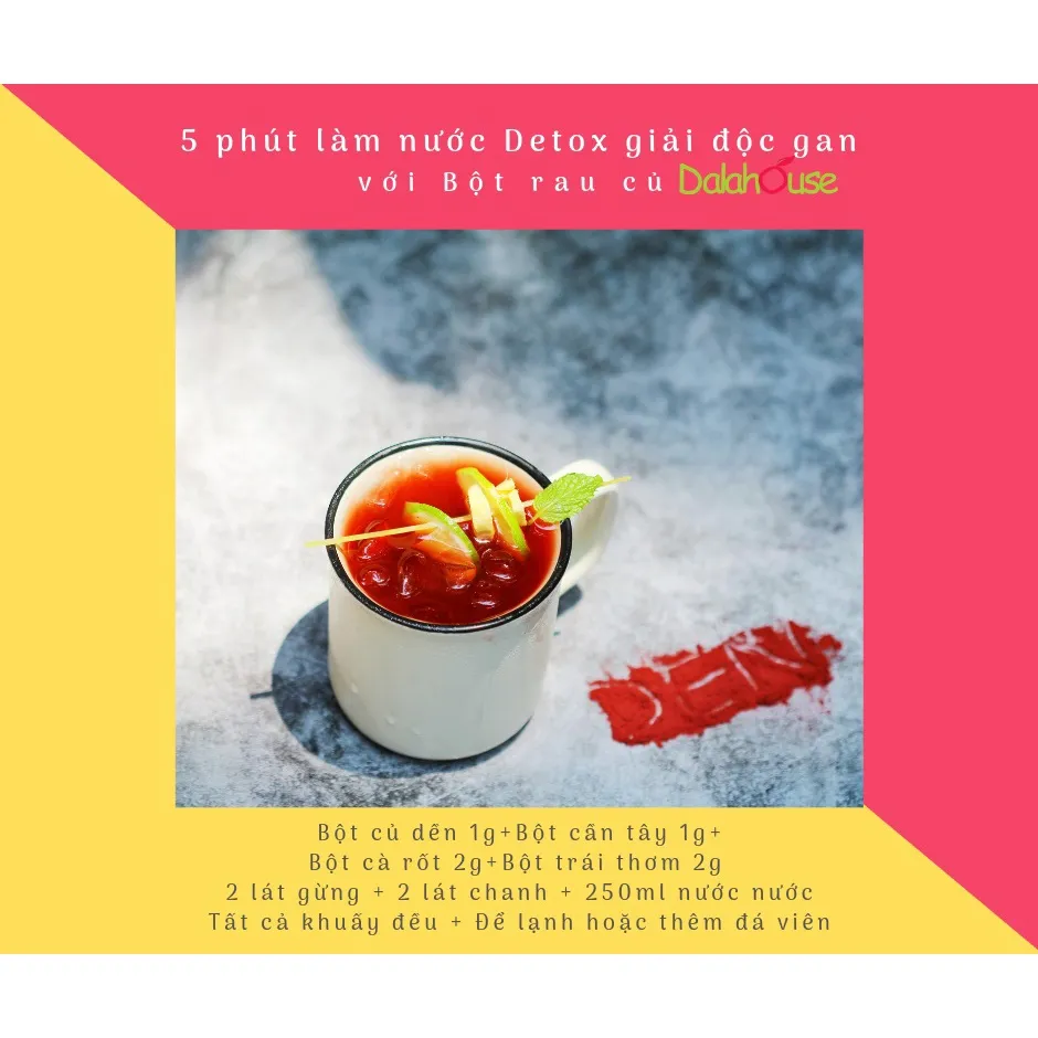 Ảnh Bột củ dền nguyên chất Dalahouse bổ máu, công nghệ sấy lạnh tiêu chuẩn Châu Âu hộp 60 gr 1