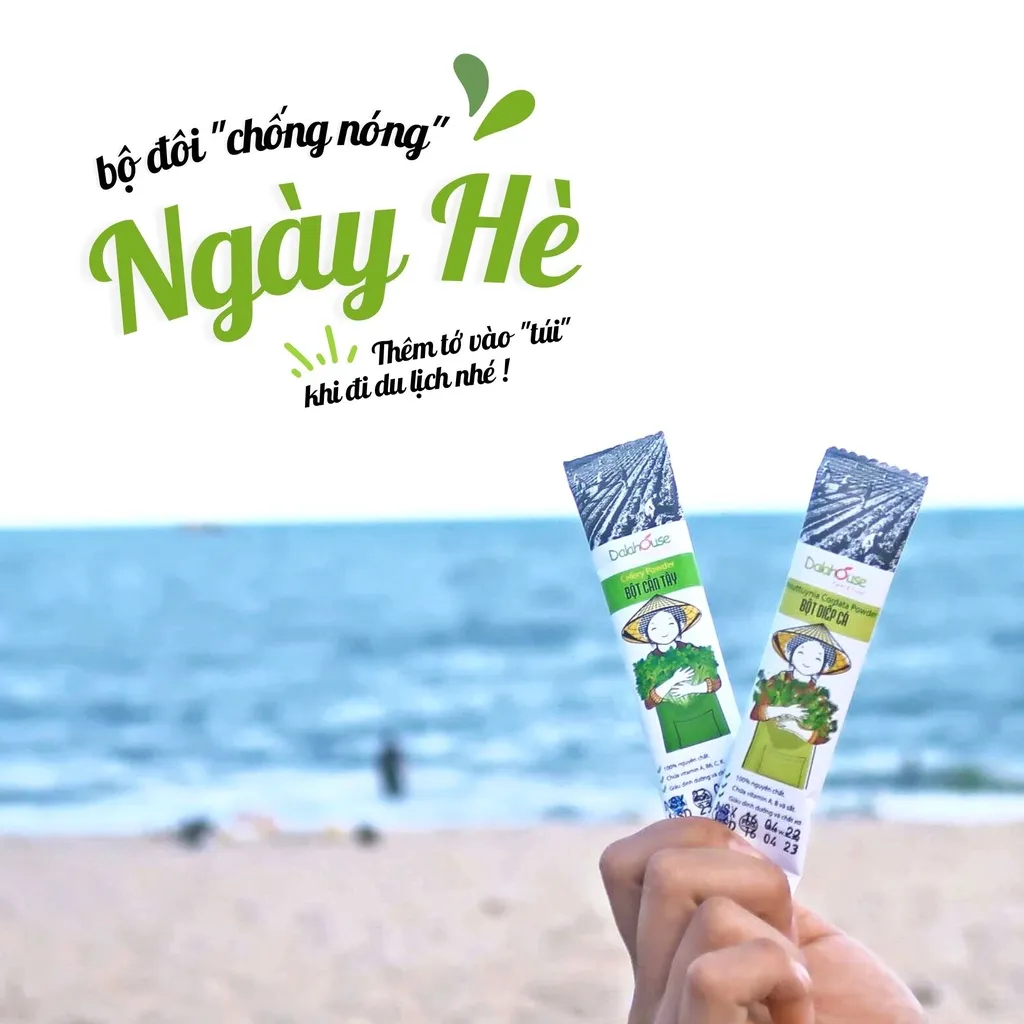 Ảnh Bột diếp cá nguyên chất Dalahouse công nghệ sấy lạnh tiêu chuẩn châu Âu hộp 60 gr 1