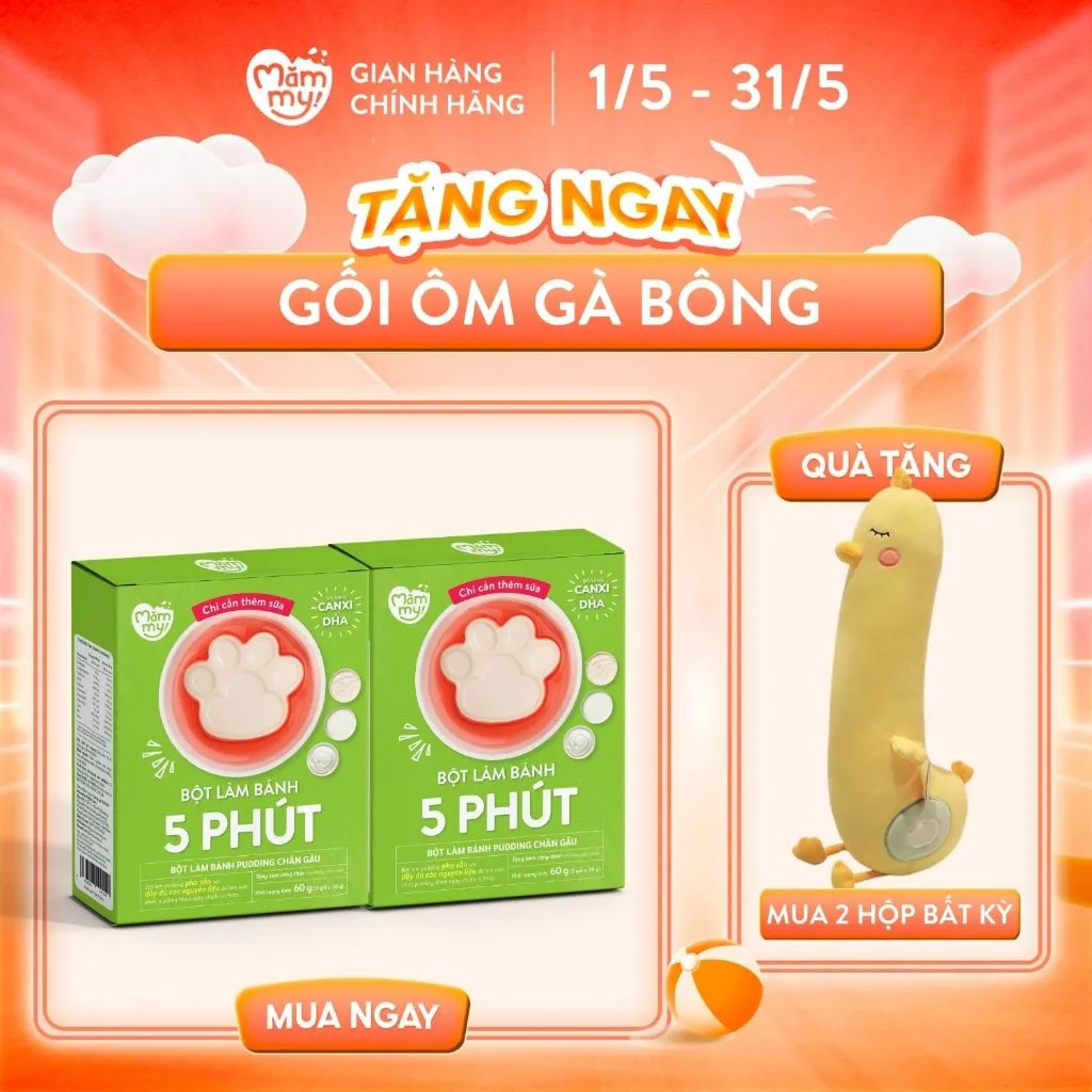 Đánh Giá Bột Pudding Chân Gấu Mămmy: Bữa Phụ 5 Phút Giàu Dinh Dưỡng Cho Bé