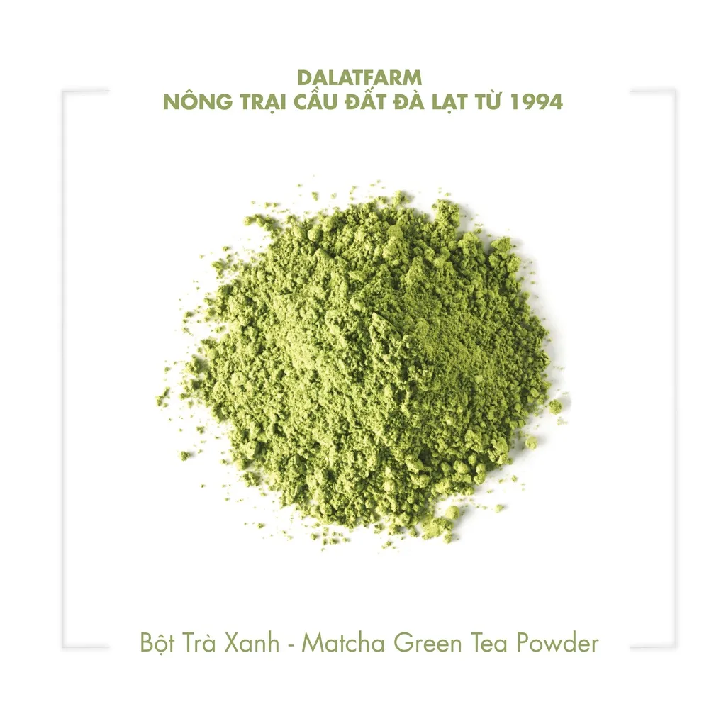 Ảnh Bột Matcha Trà Xanh Dalat Farm - Hộp 110Gr 2