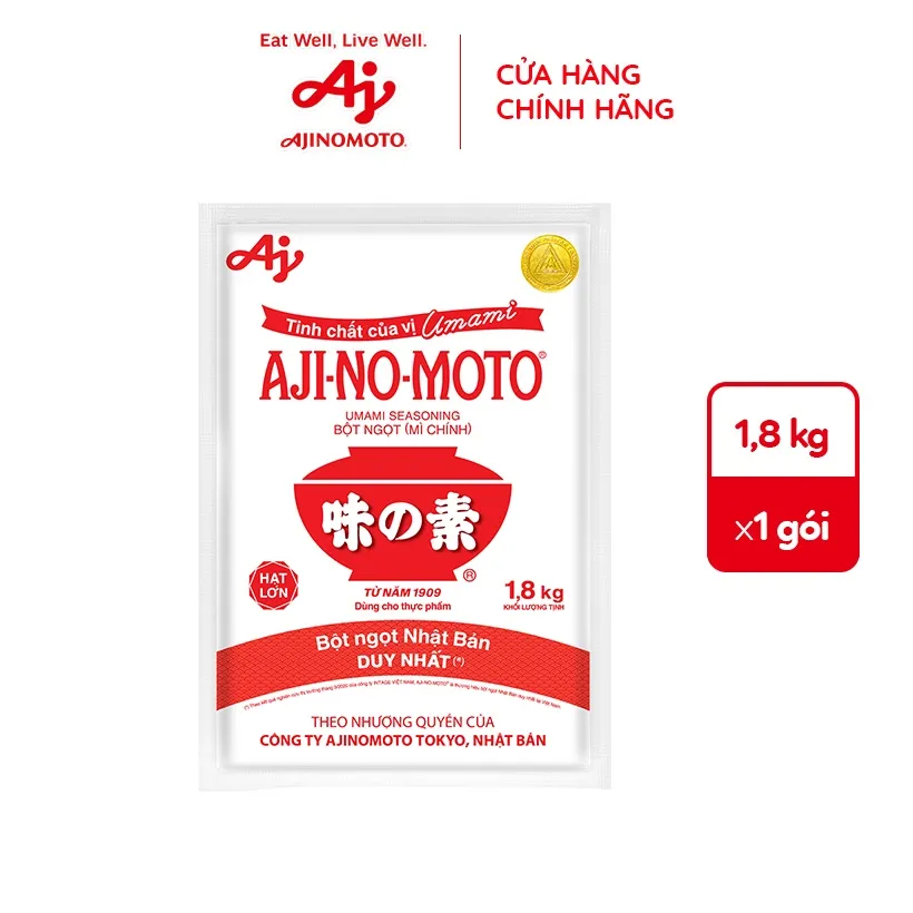 Ảnh Bột Ngọt AJI-NO-MOTO® Hạt Lớn 1.8kg/Gói 1