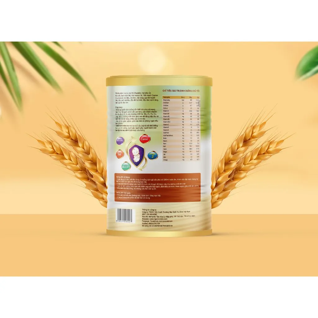 Ảnh Bột Ngũ Cốc Bầu Zera - Ngũ Cốc Dinh Dưỡng Giành Cho Mẹ Bầu - Ngũ cốc giúp mẹ giảm nghén , hết nôn 3