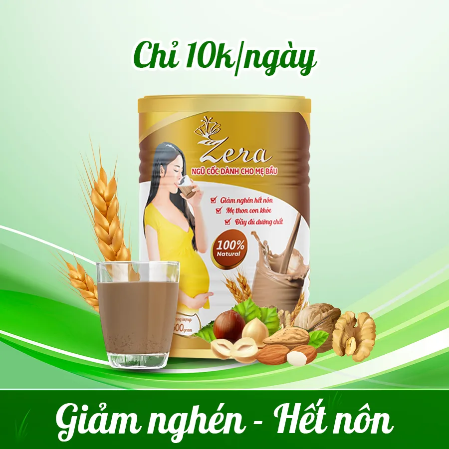 Ảnh Bột Ngũ Cốc Bầu Zera - Ngũ Cốc Dinh Dưỡng Giành Cho Mẹ Bầu - Ngũ cốc giúp mẹ giảm nghén , hết nôn 4