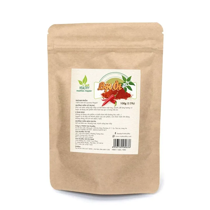 Ảnh Bột ớt Cayenne Pepper Viet Healthy 100g 2