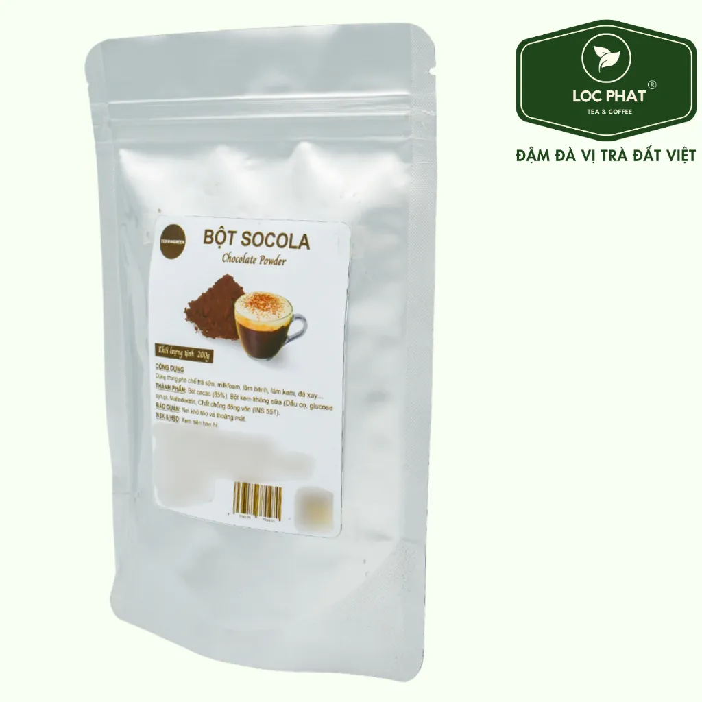 Ảnh Bột Socola 200gr Toppingreen 1