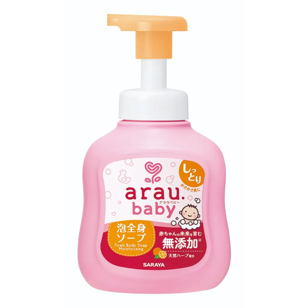 Ảnh Bọt tắm gội thảo mộc Arau Baby bổ sung thành phần dưỡng ẩm - chai 450ml ( mẫu mới) 4