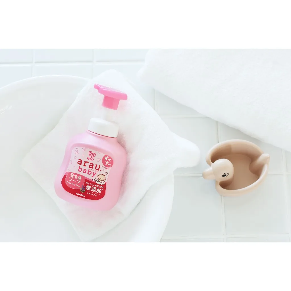 Ảnh Bọt tắm gội thảo mộc Arau Baby - chai 450ml ( mẫu mới) 4