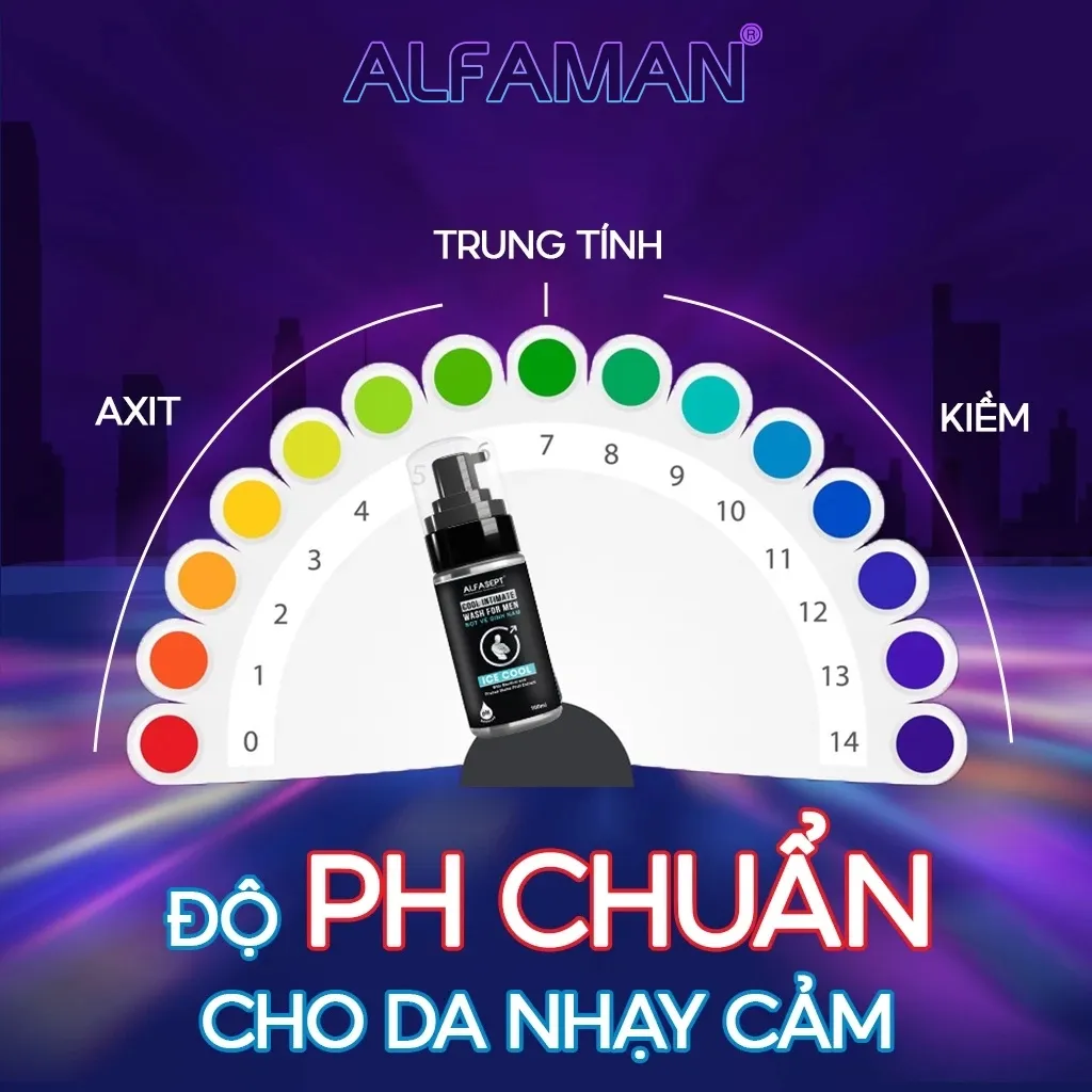 Ảnh Bọt Vệ Sinh Nam ALFAMAN Intimate Wash For Men Ice Cool Bạc Hà Giúp Làm Sạch, Mát Lạnh, Tạo Bọt Mịn 100ml 3