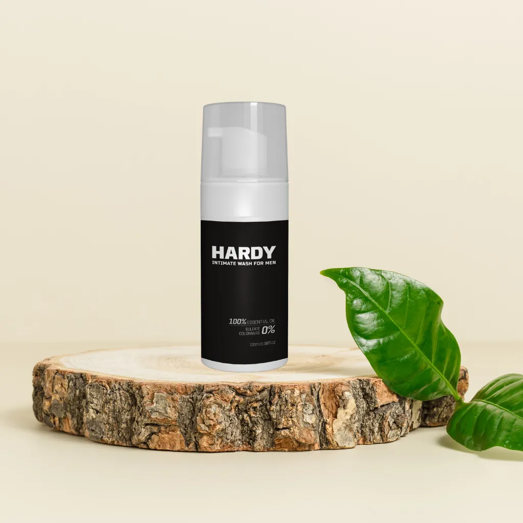 Ảnh Bọt Vệ Sinh Nam JUICY Hardy Intimate Wash For Men làm sạch nhẹ nhàng chai 100ml - NPC PHAR 1