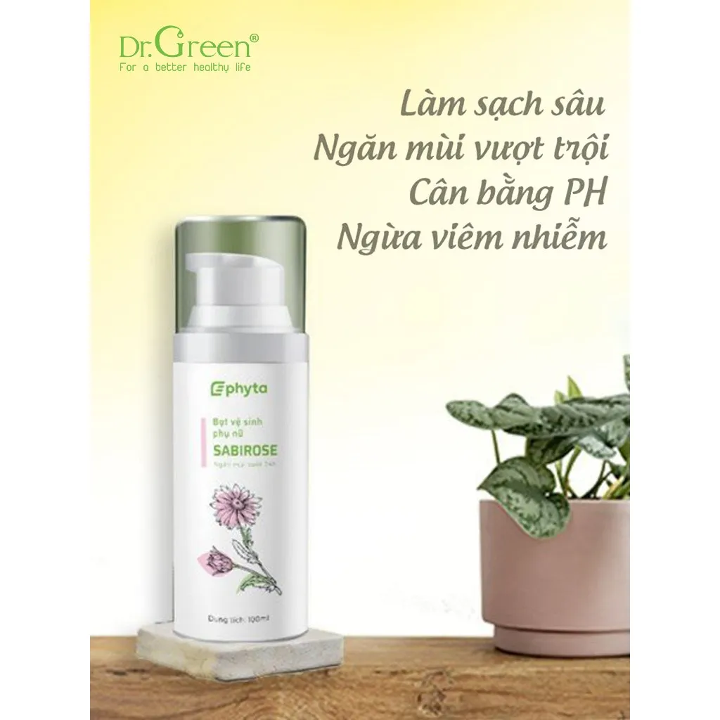 Ảnh Bọt vệ sinh nữ SABIROSE | Dr.BGreen | Chai tạo bọt 100 ml 1