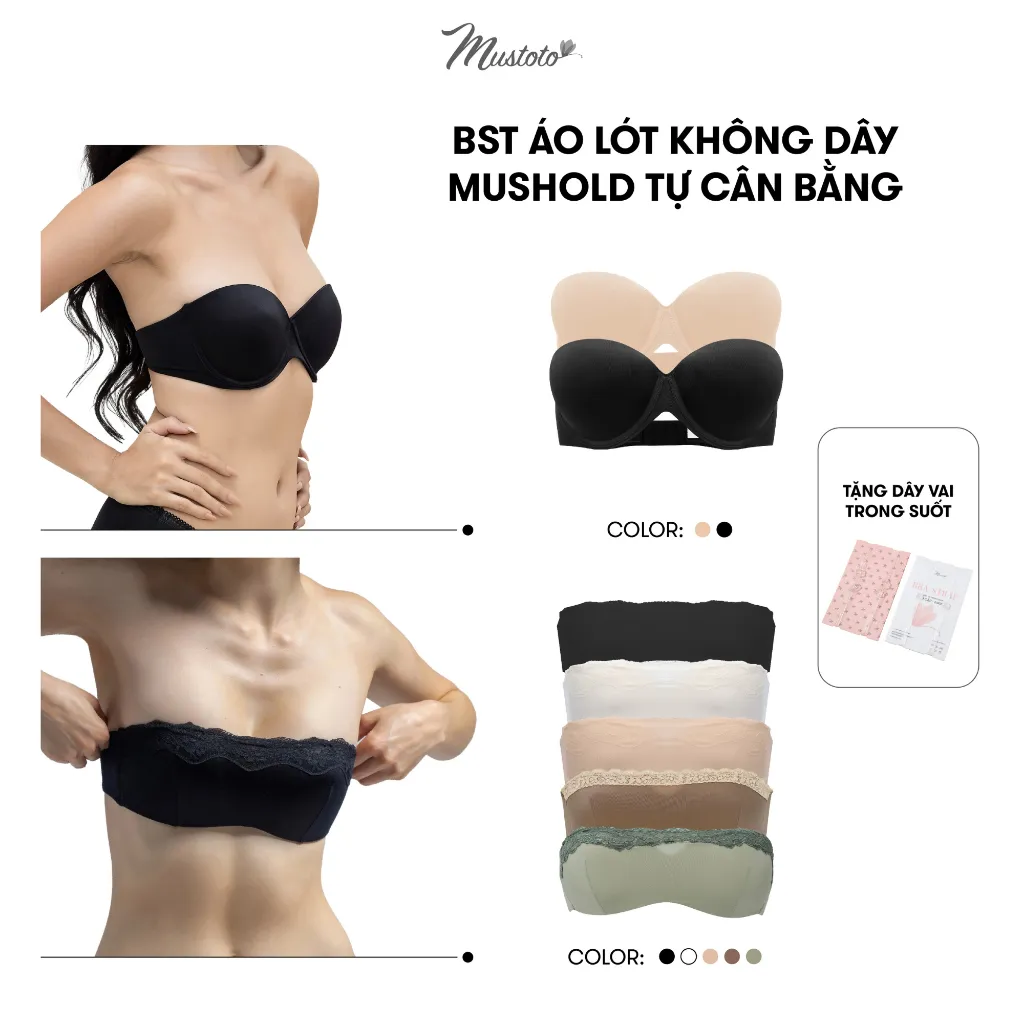 Đánh Giá BST Áo Quây Không Dây Bra Nữ Mustoto Mút Mỏng: Đa Năng & Thoải Mái