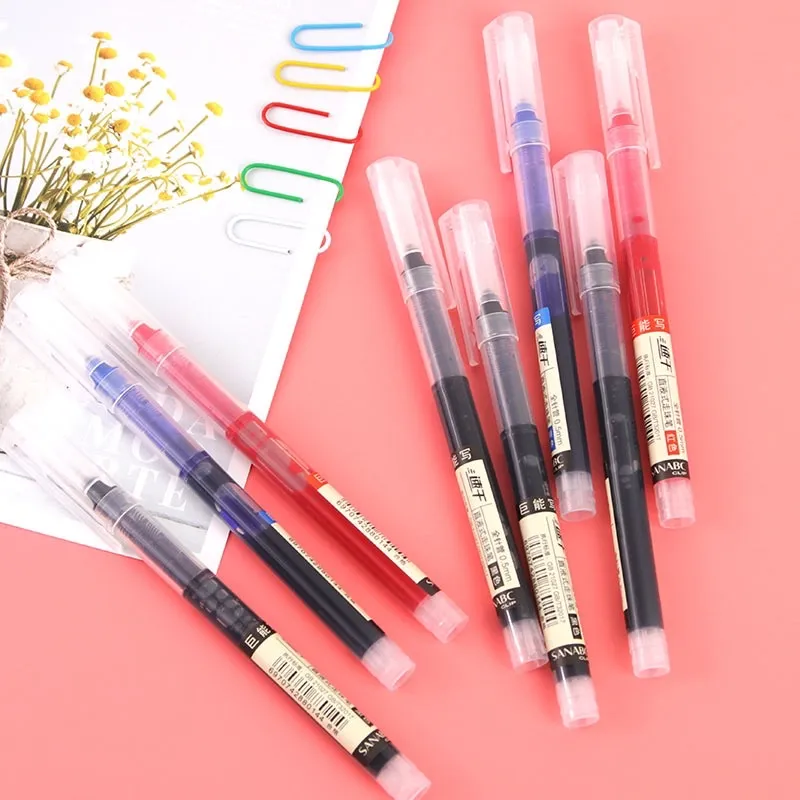 Ảnh Bút bi nước khô nhanh Deli 0,5mm luyện viết chữ trung 2