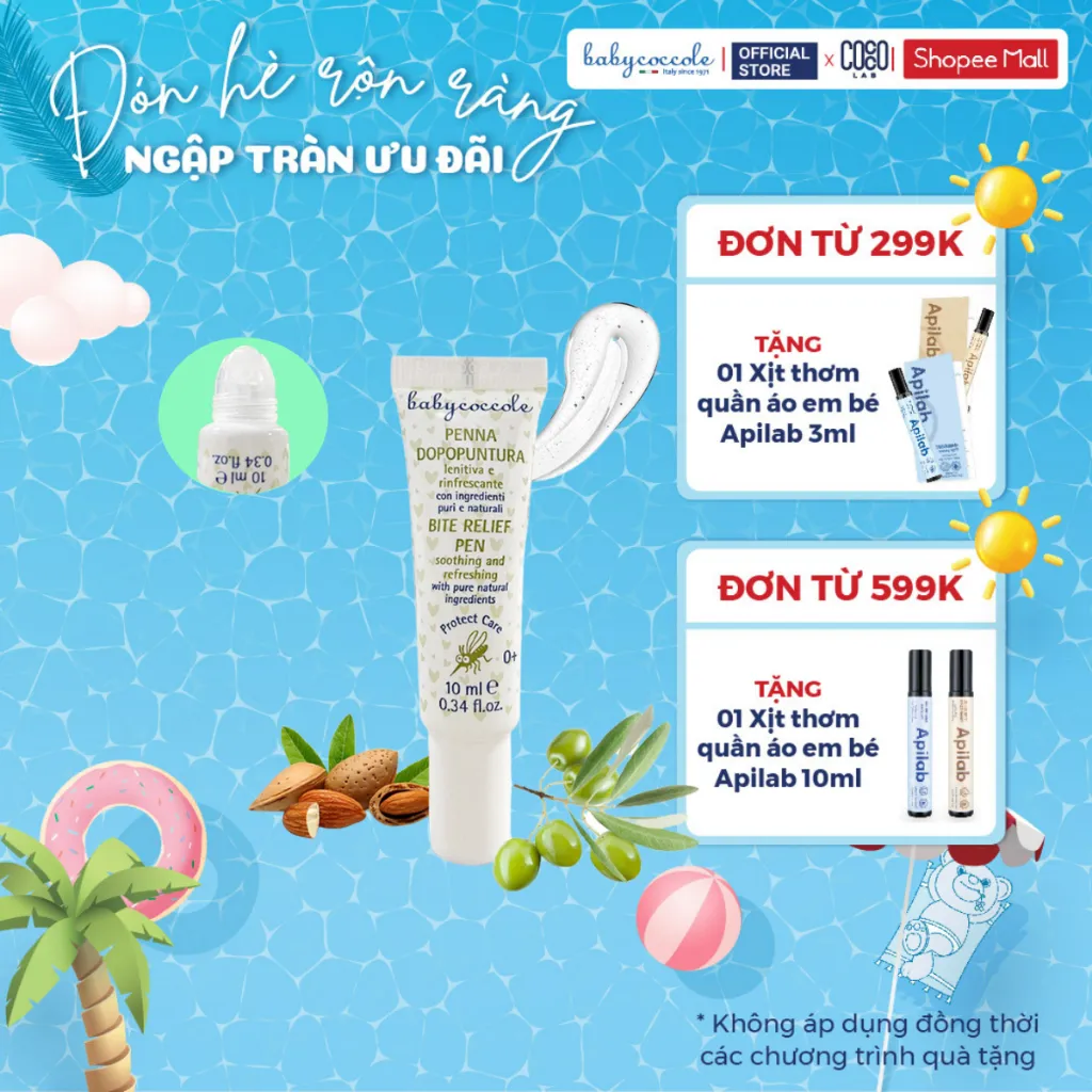 Ảnh Bút Chấm Muỗi Đốt Babycoccole 0M+ lăn bôi vết muỗi đốt & côn trùng cắn cho bé và cả gia đình 10ml 1