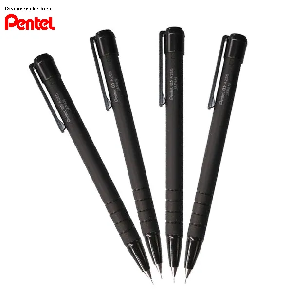 Ảnh Bút Chì Bấm Pentel A255 0.5mm Học Sinh - Thiết Kế Đơn Giản Bảo Vệ Đầu Ngòi 3