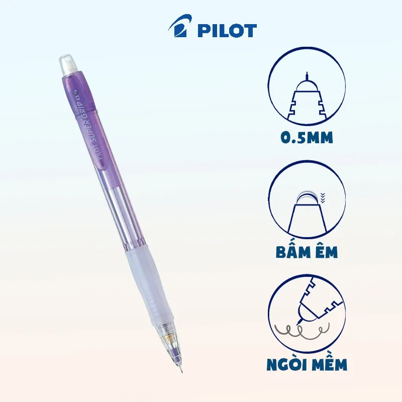Ảnh Bút chì bấm Pilot Super Grip Neon 3