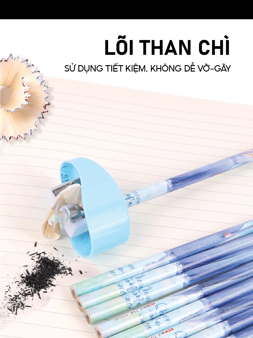 Ảnh Bút chì cho bé 1989KIDS hộp combo 12 chiếc HB dành cho học sinh tiểu học,bút chì tập viết cho trẻ em,viết chì cho bé 4