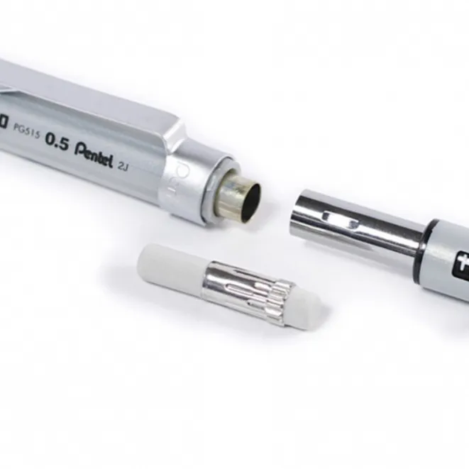 Ảnh Bút Chì Cơ Khí Pentel PG500 – Bút Chì Bấm Kỹ Thuật 0.3/0.5/0.7mm, Thân Kim Loại, Nét Chuẩn 3